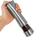 Młynek do soli i pieprzu przypraw elektryczny stalowy 21.5cm ORION 130224