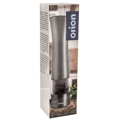 Młynek do soli i pieprzu przypraw elektryczny stalowy 21.5cm ORION 130224