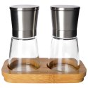Młynki do pieprzu i soli młynek ręczny na stojaku 2x 170ml ORION 130228
