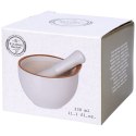 Moździerz kuchenny do przypraw ziół leków ceramiczny biały EXCELLENT HOUSEWARE 259320
