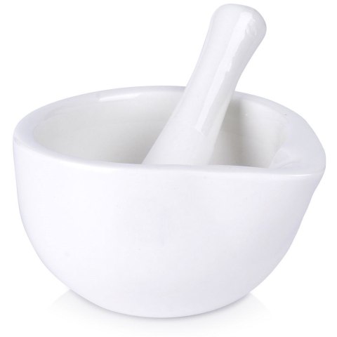 Moździerz kuchenny do przypraw ziół leków porcelanowy biały ALPINA 259328