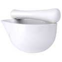 Moździerz kuchenny do przypraw ziół leków porcelanowy biały ALPINA 259328