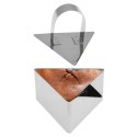 Pierścień OBRĘCZ do formowania potraw ryżu deserów trójkąt 4 SZT LA CUCINA 259119-T