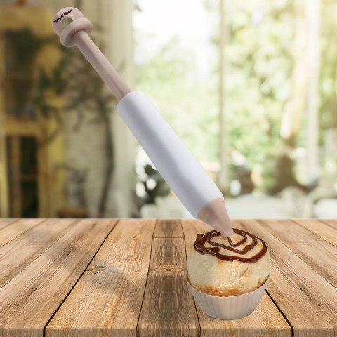 Pisak do dekorowania lukrem ciasta ciastek pierników silikonowy MISTY NAVA 10-111-063