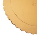 Podkład pod tort ciasto złoty okrągły 30 cm GRUBY SZTYWNY ORION 871410
