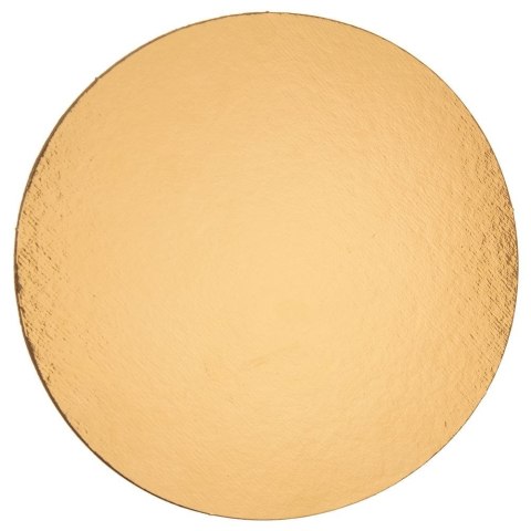 Podkład pod tort ciasto złoty okrągły 30 cm ORION 871404