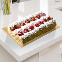Podkład pod tort ciasto złoty prostokątny 40x30 cm ORION 871401