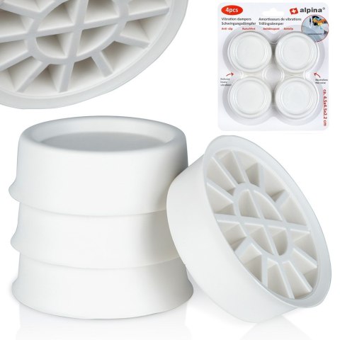 Podkładki pod pralkę antywibracyjne 4 sztuki podstawki ALPINA 569976