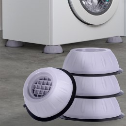 Podkładki pod pralkę antywibracyjne 4 sztuki podstawki VILDE 569698