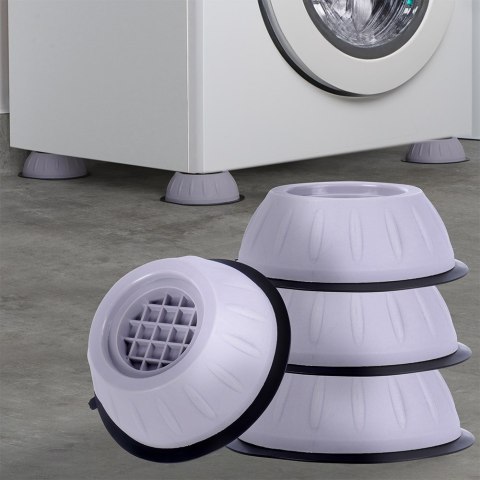 Podkładki pod pralkę antywibracyjne 4 sztuki podstawki VILDE 569698