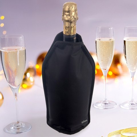 Pokrowiec chłodzący na wino butelkę wina do butelek cooler czarny ORION 780131