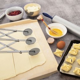 Radełko do krojenia cięcia ciasta makaronu stalowe potrójne 5.5 cm ORION 142021