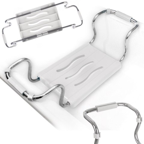 Siedzisko ławeczka do wanny 26x42-65cm ławka dla seniora dziecka na wannę VILDE 532311