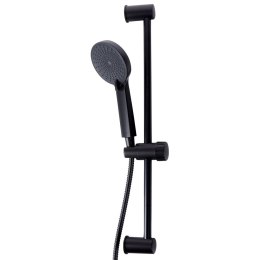 Słuchawka prysznicowa z wężem uchwytem czarna 3-ele wąż BATHROOM SOLUTIONS 569881