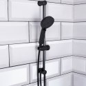 Słuchawka prysznicowa z wężem uchwytem czarna 3-ele wąż BATHROOM SOLUTIONS 569881