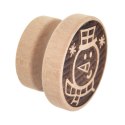 Stempel do dekorowania ciastek dekorator drewniany bałwan ORION 127436