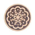 Stempel do dekorowania ciastek dekorator drewniany płatek śniegu ORION 127441