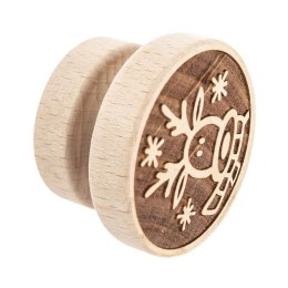 Stempel do dekorowania ciastek dekorator drewniany renifer ORION 127437