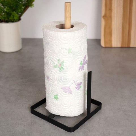 Stojak UCHWYT na ręcznik papierowy kuchenny drewniany 30cm VILDE 229093