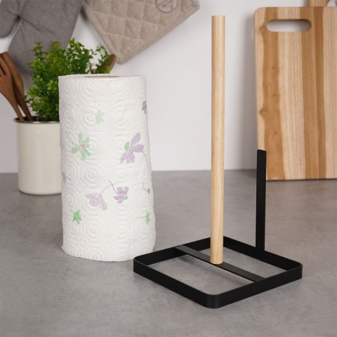 Stojak UCHWYT na ręcznik papierowy kuchenny drewniany 30cm VILDE 229093