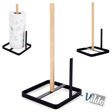 Stojak UCHWYT na ręcznik papierowy kuchenny drewniany 30cm VILDE 229093