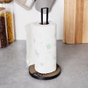 Stojak na ręcznik papierowy kuchenny XXL metalowy czarny BISTRO 32cm VILDE 229103