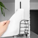 Stojak uchwyt na ręcznik kuchenny papierowy metalowy czarny 33.5cm VILDE 229003