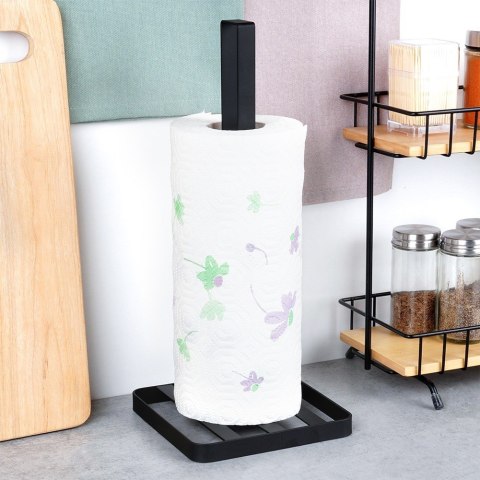 Stojak uchwyt na ręcznik papierowy kuchenny duży XXL czarny MISTY NAVA 10-186-031