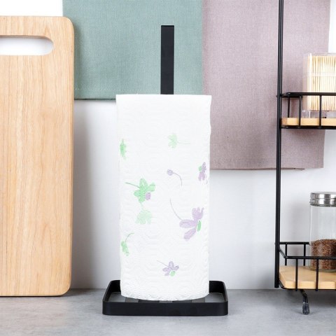 Stojak uchwyt na ręcznik papierowy kuchenny duży XXL czarny MISTY NAVA 10-186-031