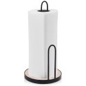 Stojak uchwyt na ręcznik papierowy kuchenny duży metalowy czarny 30 cm EXCELLENT HOUSEWARE 730174