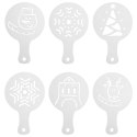Szablony do dekoracji kawy deserów szablon akcesoria zestaw 6-eleORION 153031
