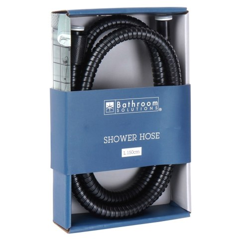 Wąż prysznicowy czarny do słuchawki prysznicowej 150 cm BATHROOM SOLUTIONS 569882