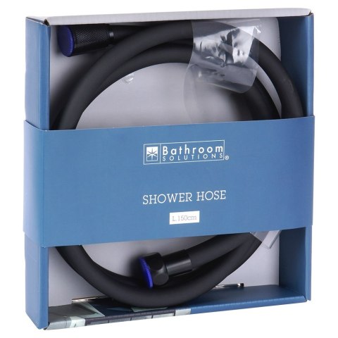 Wąż prysznicowy czarny do słuchawki prysznicowej 150cm BATHROOM SOLUTIONS 569883