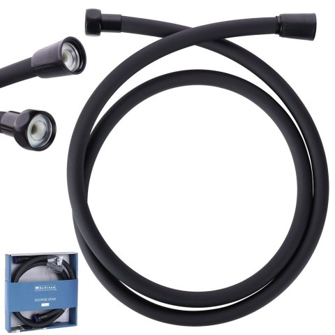 Wąż prysznicowy czarny do słuchawki prysznicowej 150cm BATHROOM SOLUTIONS 569883