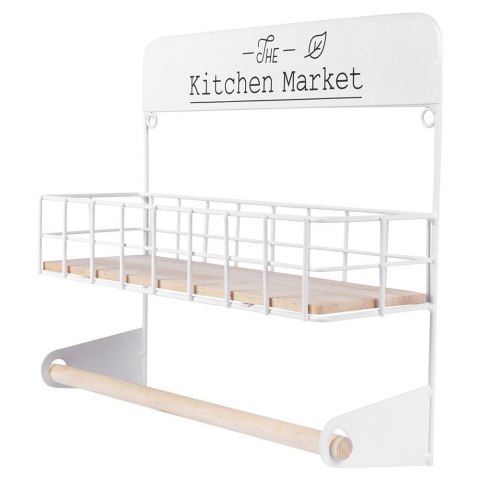 Wieszak uchwyt na ręcznik papierowy duży wiszący półka kuchenna biały EXCELLENT HOUSEWARE 229085
