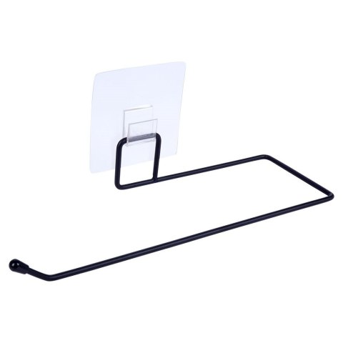 Wieszak uchwyt na ręcznik papierowy kuchenny wiszący ścienny czarny VILDE 229081