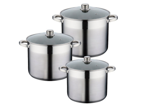 GARNKI 6 ELE STOCK POT PETERHOF ALDEN 12L / 9.5L / 7.5L PH-15199 GARNKI 6 ELE STOCK POT PETERHOF ALDEN 12L / 9.5L / 7.5L PH-15199