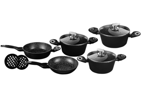 GARNKI BLAUMANN BLACK GRANIT 10 ELE BL-3031 GARNKI BLAUMANN BLACK GRANIT 10 ELE BL-3031