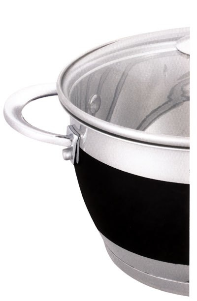 GARNKI HOFFNER ELEGANCE BLACK 12 ELE. HF-9969-BK GARNKI HOFFNER ELEGANCE BLACK 12 ELE. HF-9969-BK