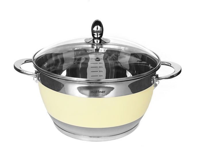 GARNKI HOFFNER ELEGANCE CREAME 12 ELE. HF-9969-CR GARNKI HOFFNER ELEGANCE CREAME 12 ELE. HF-9969-CR