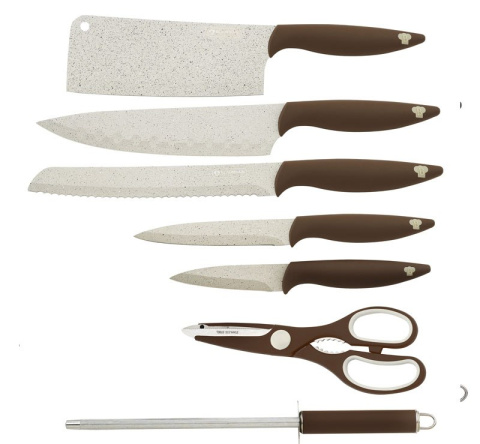 ZESTAW NOŻY MARMUROWYCH 8 ELE. BLAUMANN BEIGE SAPPHIRE BL-KS-0014 ZESTAW NOŻY MARMUROWYCH 8 ELE. BLAUMANN BEIGE SAPPHIRE BL-KS-0014