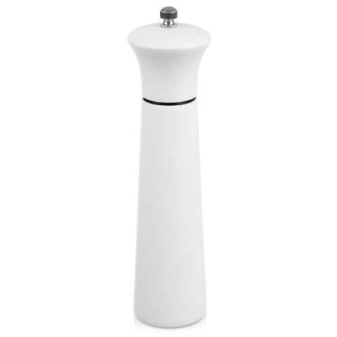 Młynek do pieprzu i soli przypraw ręczny drewniany biały 21.5cm ORION 130235