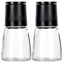 Młynki do pieprzu i soli przypraw młynek ręczny szklany 2-ele VILDE 259607