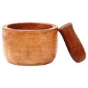 Moździerz kuchenny do przypraw leków ucierania ziół drewniany EXCELLENT HOUSEWARE 259691
