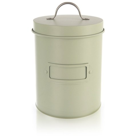 Pojemnik do przechowywania żywności metalowy zielony GREENISH 1.3L ORION 127901