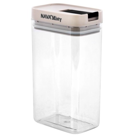 Pojemnik hermetyczny na produkty sypkie suche cukier ryż płatki MISTY 1.2L NAVA 10-174-042