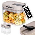 Pojemnik hermetyczny na produkty sypkie suche cukier ryż płatki MISTY 500ml NAVA 10-174-040