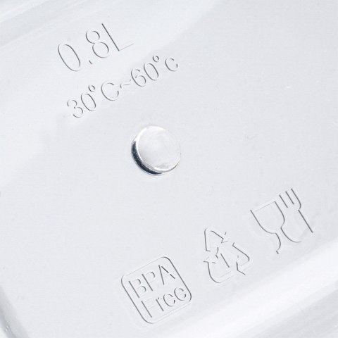 Pojemnik hermetyczny na produkty sypkie suche cukier ryż płatki MISTY 800ml NAVA 10-174-041