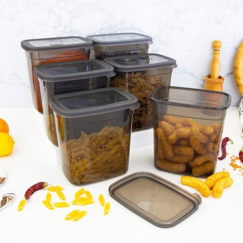 Pojemnik kuchenny na produkty sypkie suche z pokrywką 1.85L VILDE 229113