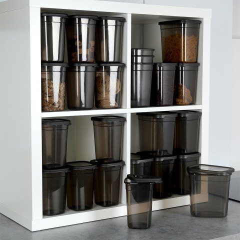 Pojemnik kuchenny na produkty sypkie suche z pokrywką 1L VILDE 229112